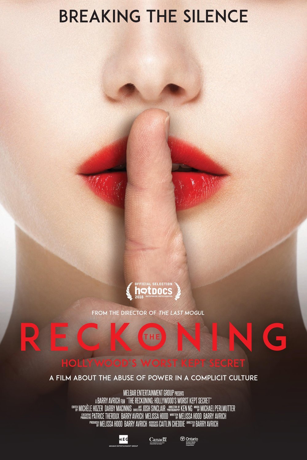 L'affiche du film The Reckoning: Hollywood's Worst Kept Secret