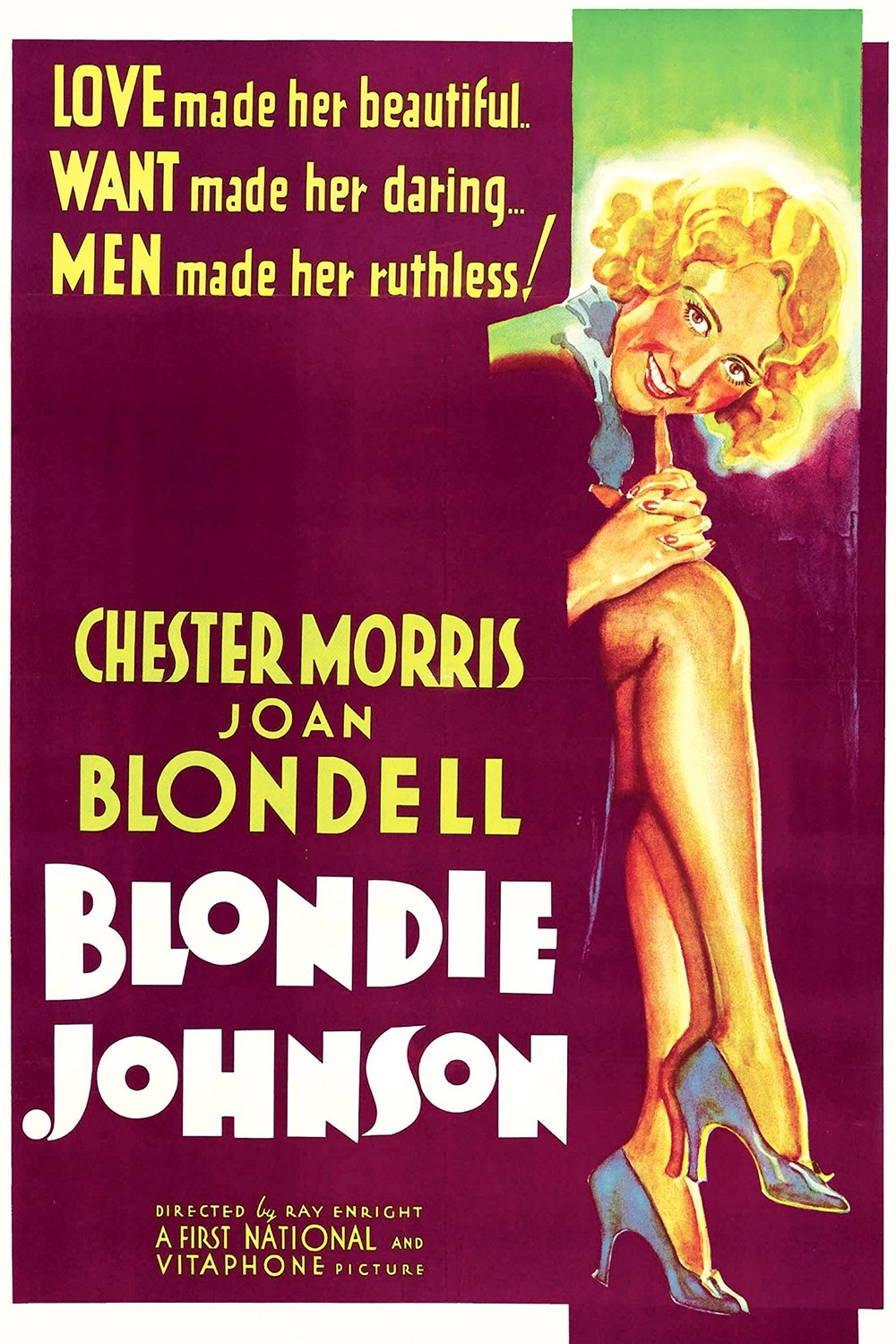 L'affiche du film Blondie Johnson