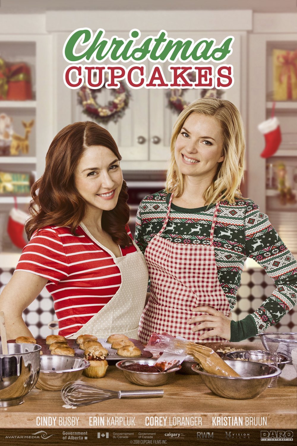 L'affiche du film Christmas Cupcakes