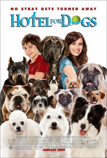 L'affiche du film Hotel for Dogs