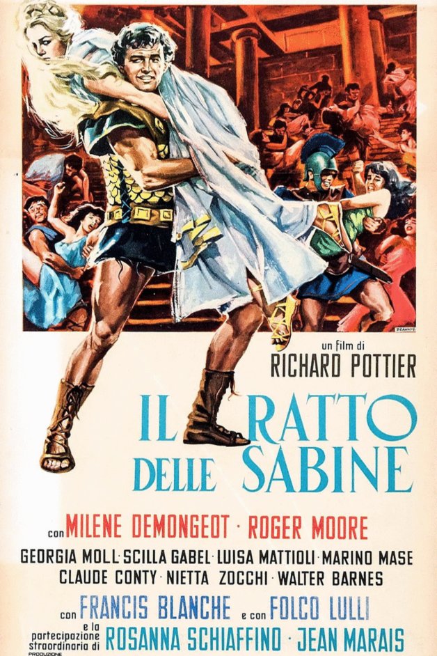 Italian poster of the movie Il ratto delle sabine