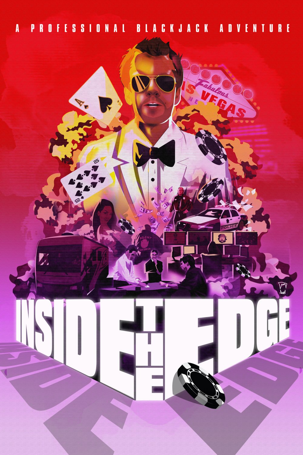 L'affiche du film Inside the Edge: A Professional Blackjack Adventure