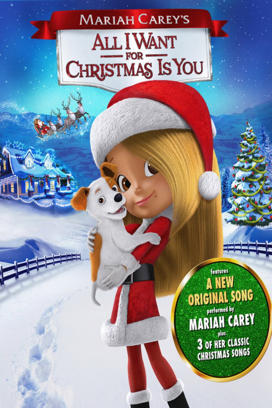 L'affiche du film Mariah Carey's All I Want for Christmas Is You