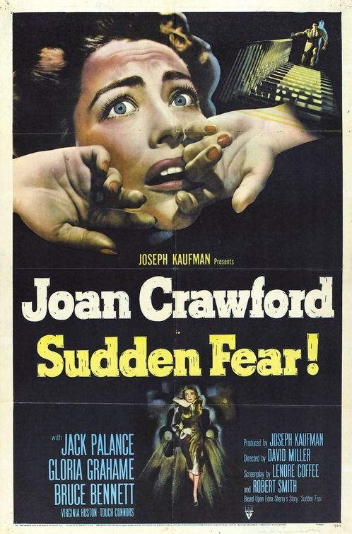 L'affiche du film Sudden Fear
