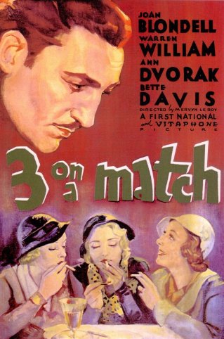 L'affiche du film Three on a Match