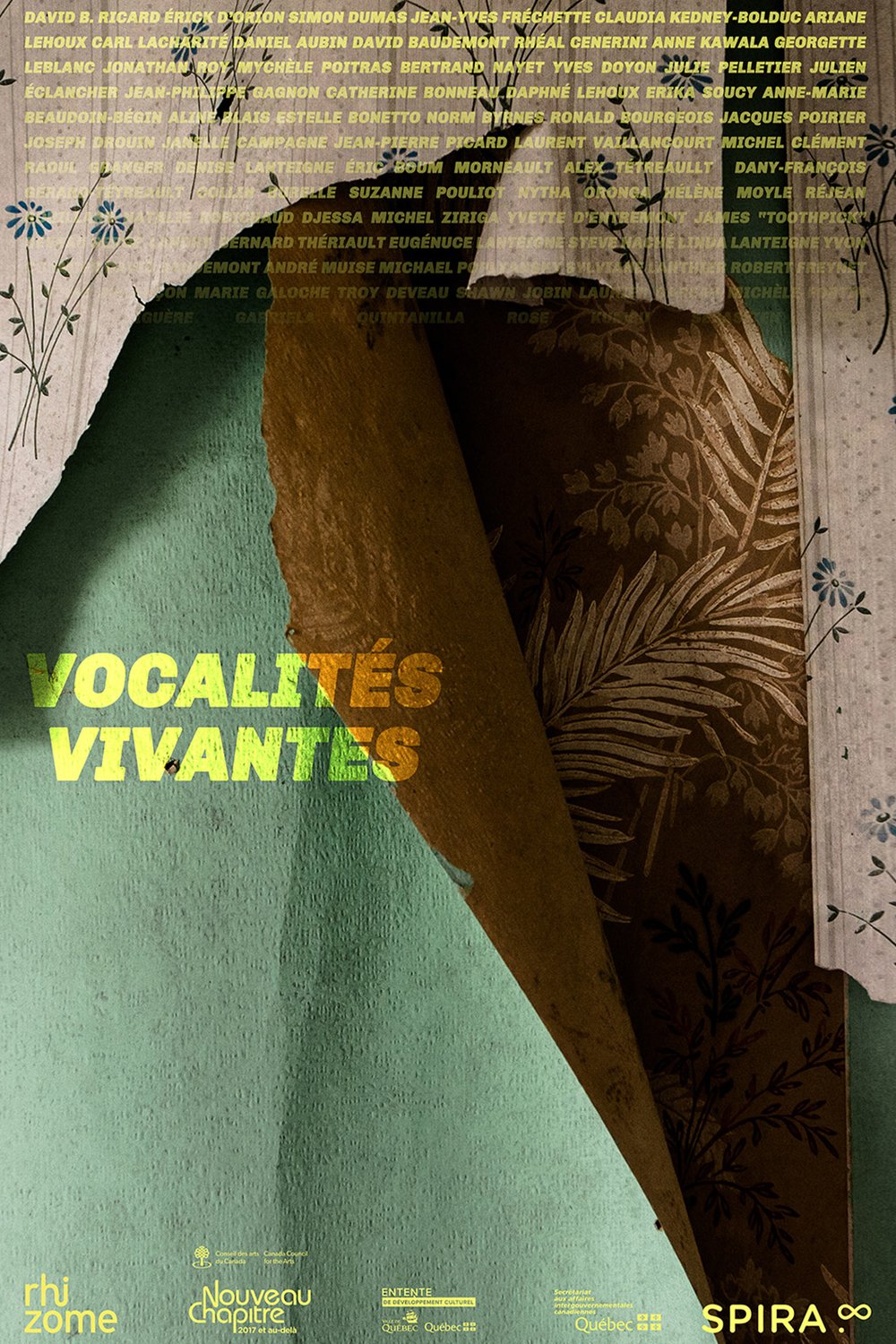 L'affiche du film Vocalités vivantes