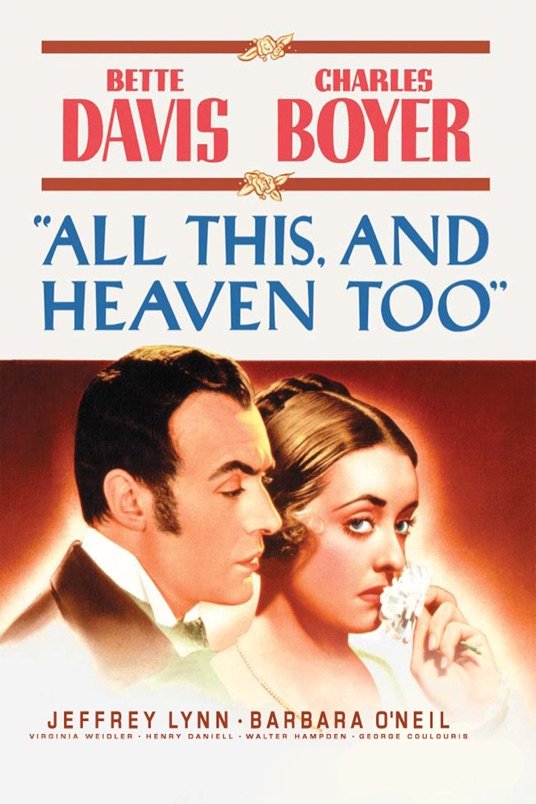 L'affiche du film All This, and Heaven Too