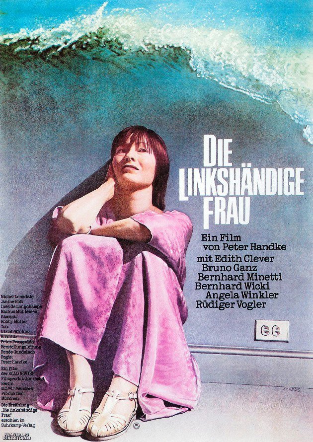 L'affiche originale du film La Femme gauchère en allemand