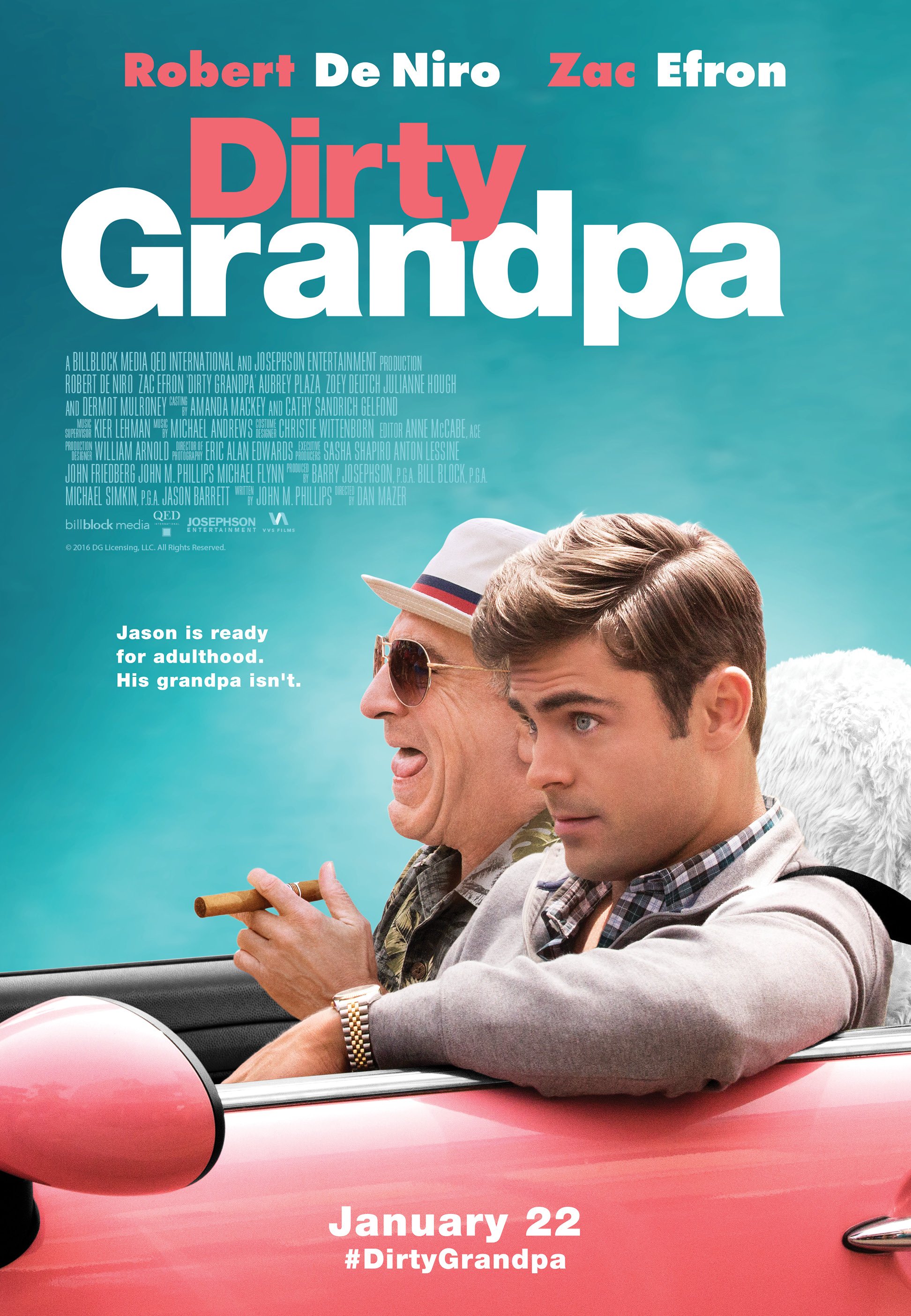 L'affiche du film Dirty Grandpa