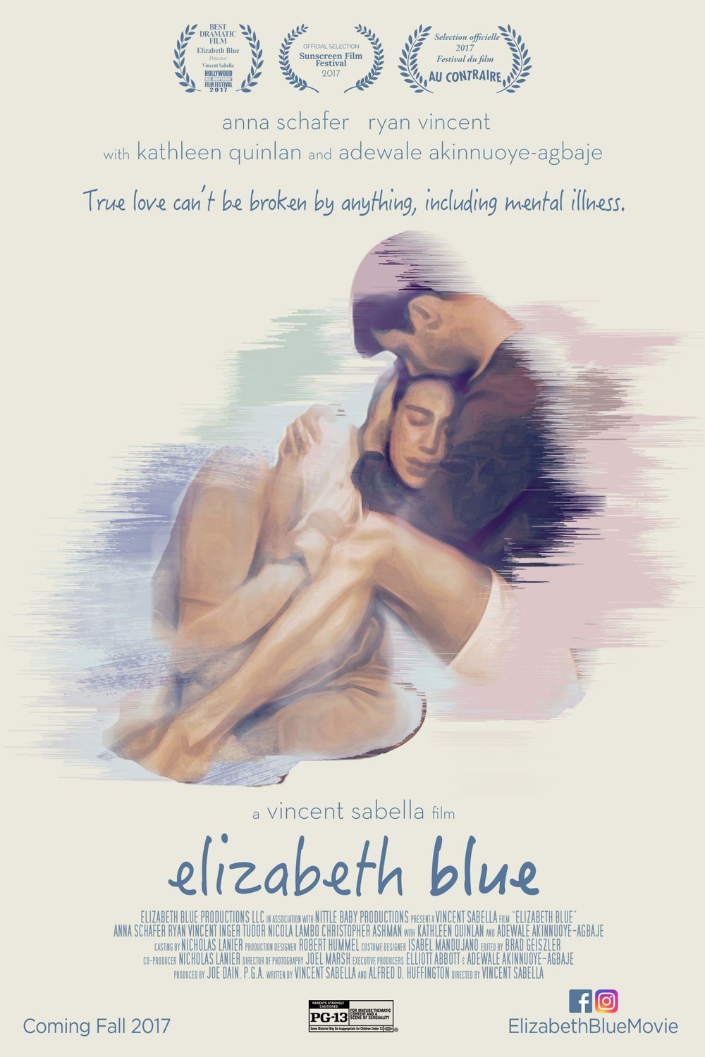 L'affiche du film Elizabeth Blue