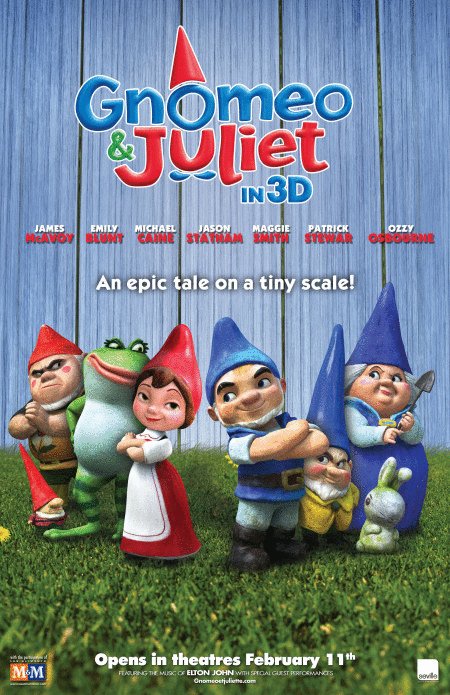 L'affiche du film Gnomeo and Juliet