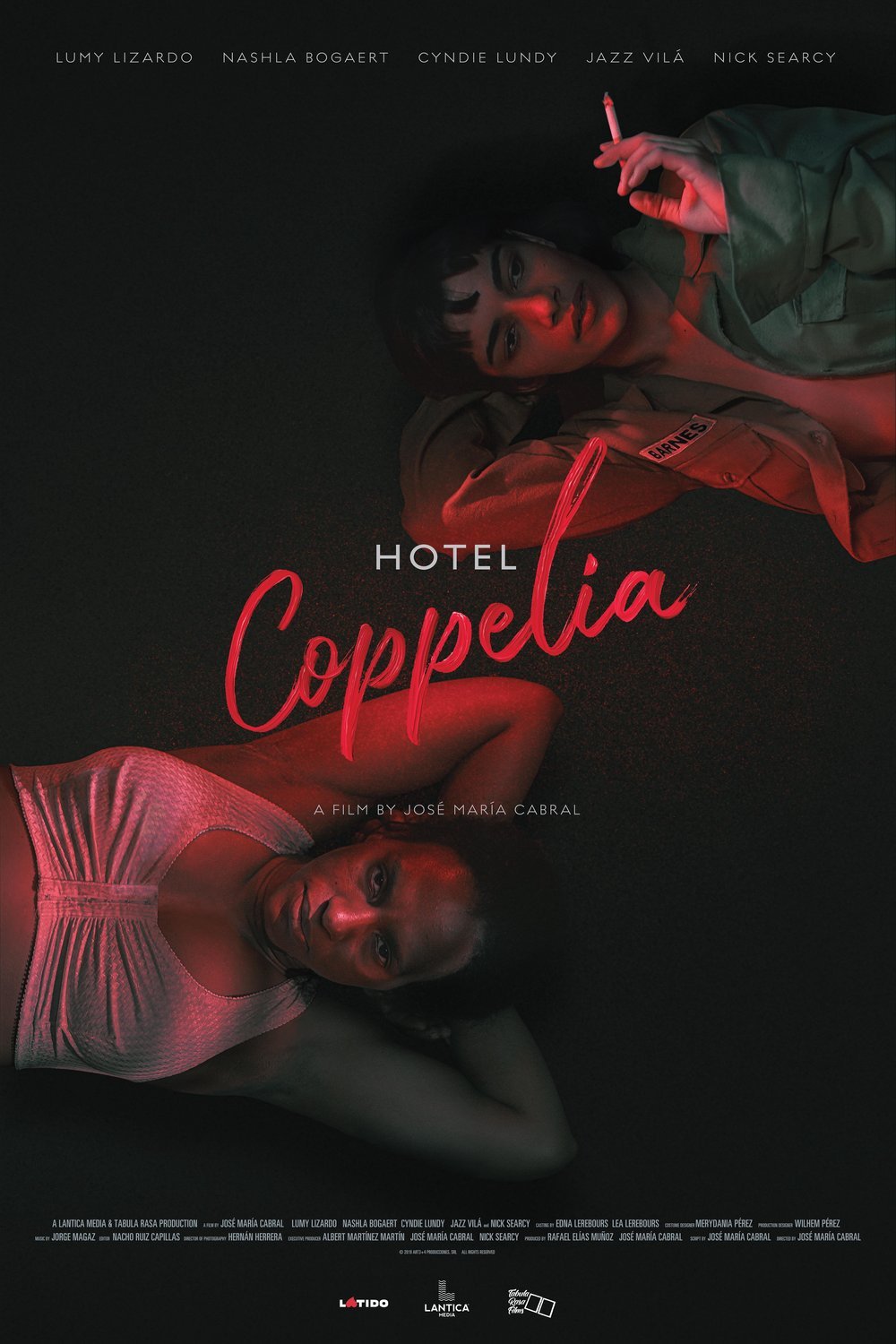 Spanish poster of the movie Hotel Coppelia