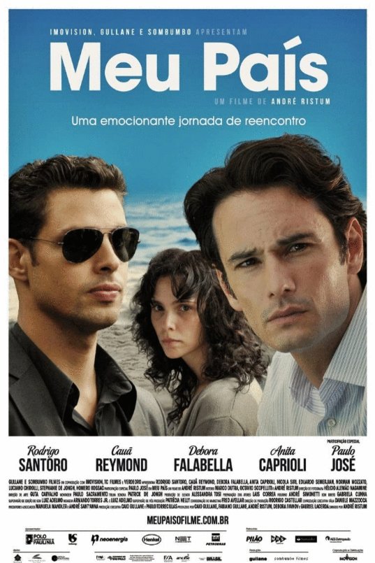 L'affiche originale du film Meu País en portugais