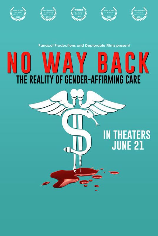 L'affiche du film No Way Back: The Reality of Gender-Affirming Care