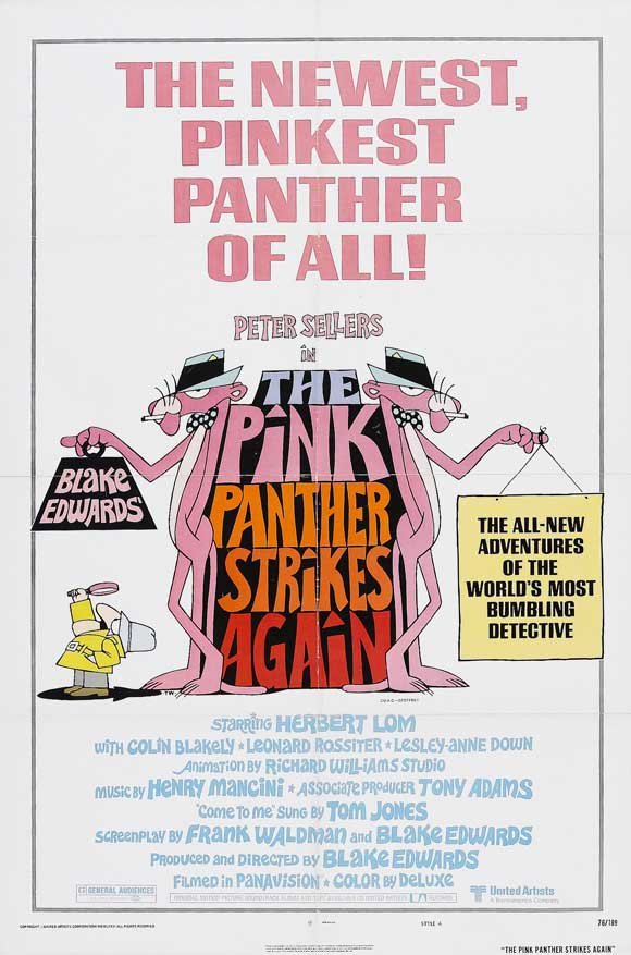 L'affiche du film Pink Panther Strikes Again
