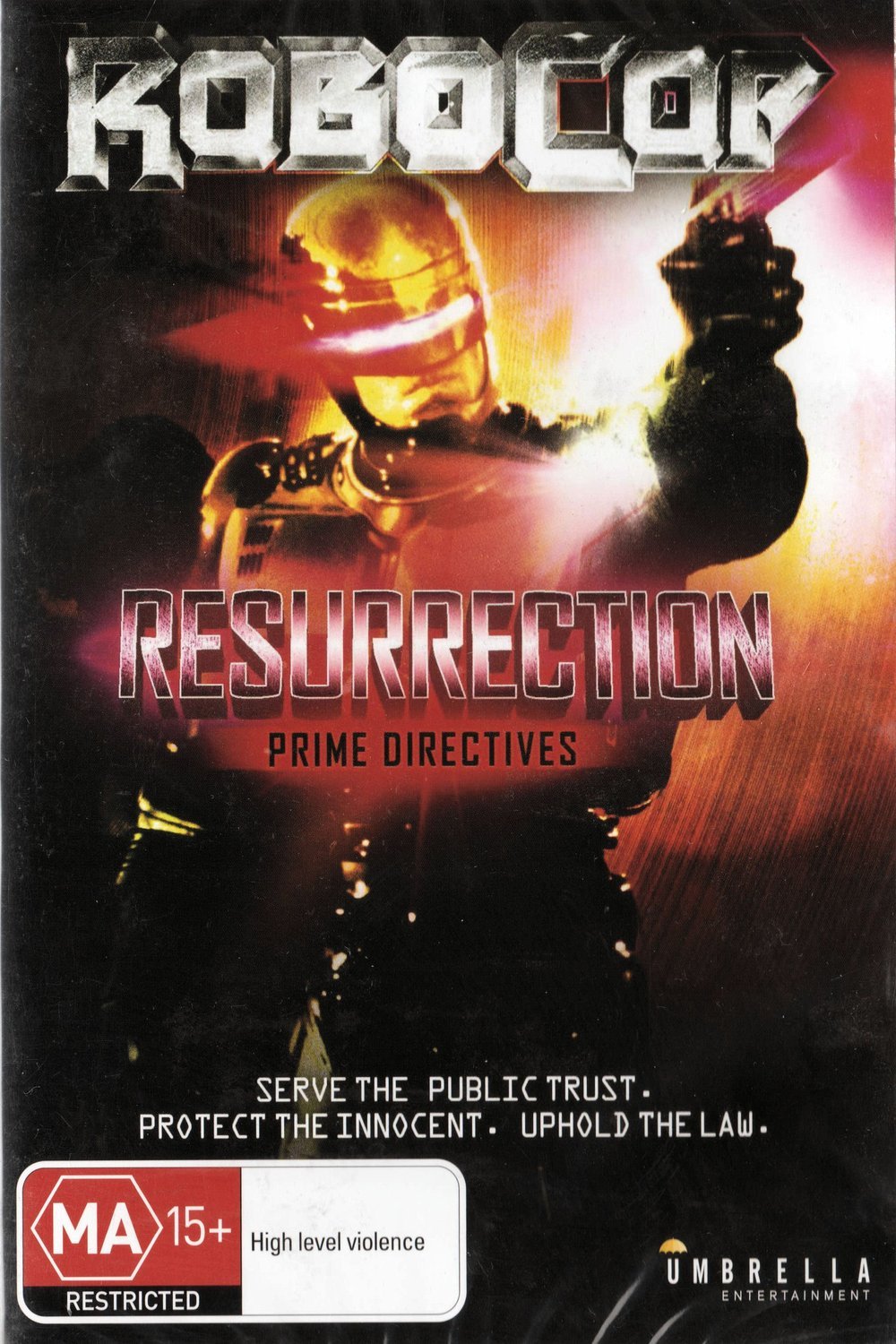 L'affiche du film RoboCop: Prime Directives: Resurrection