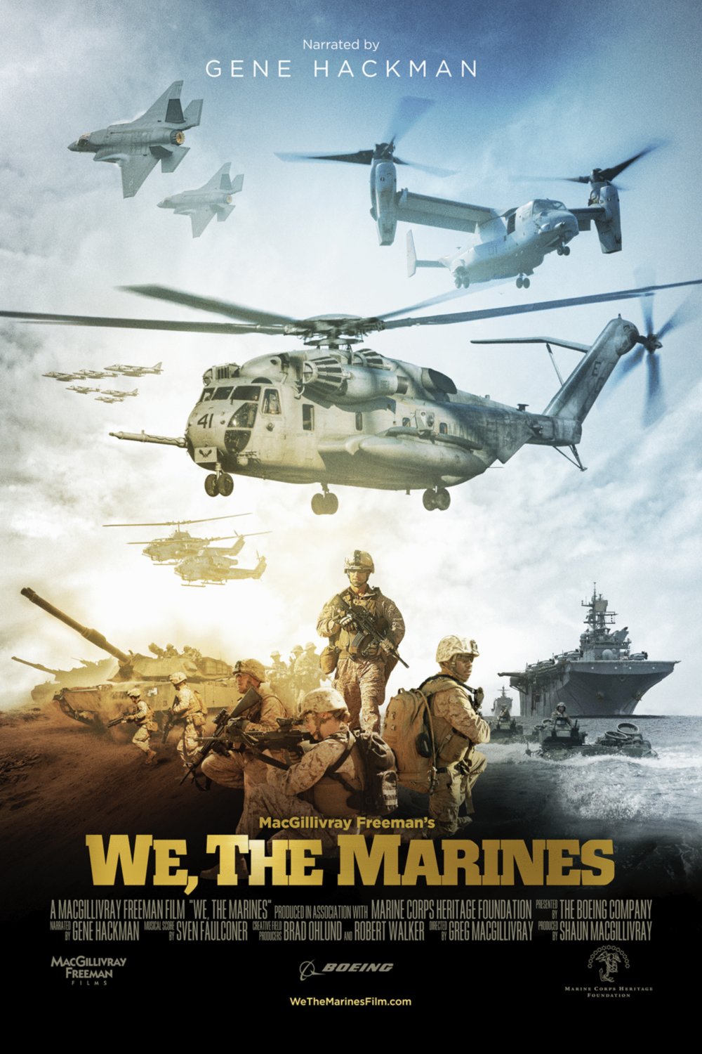 L'affiche du film We, the Marines