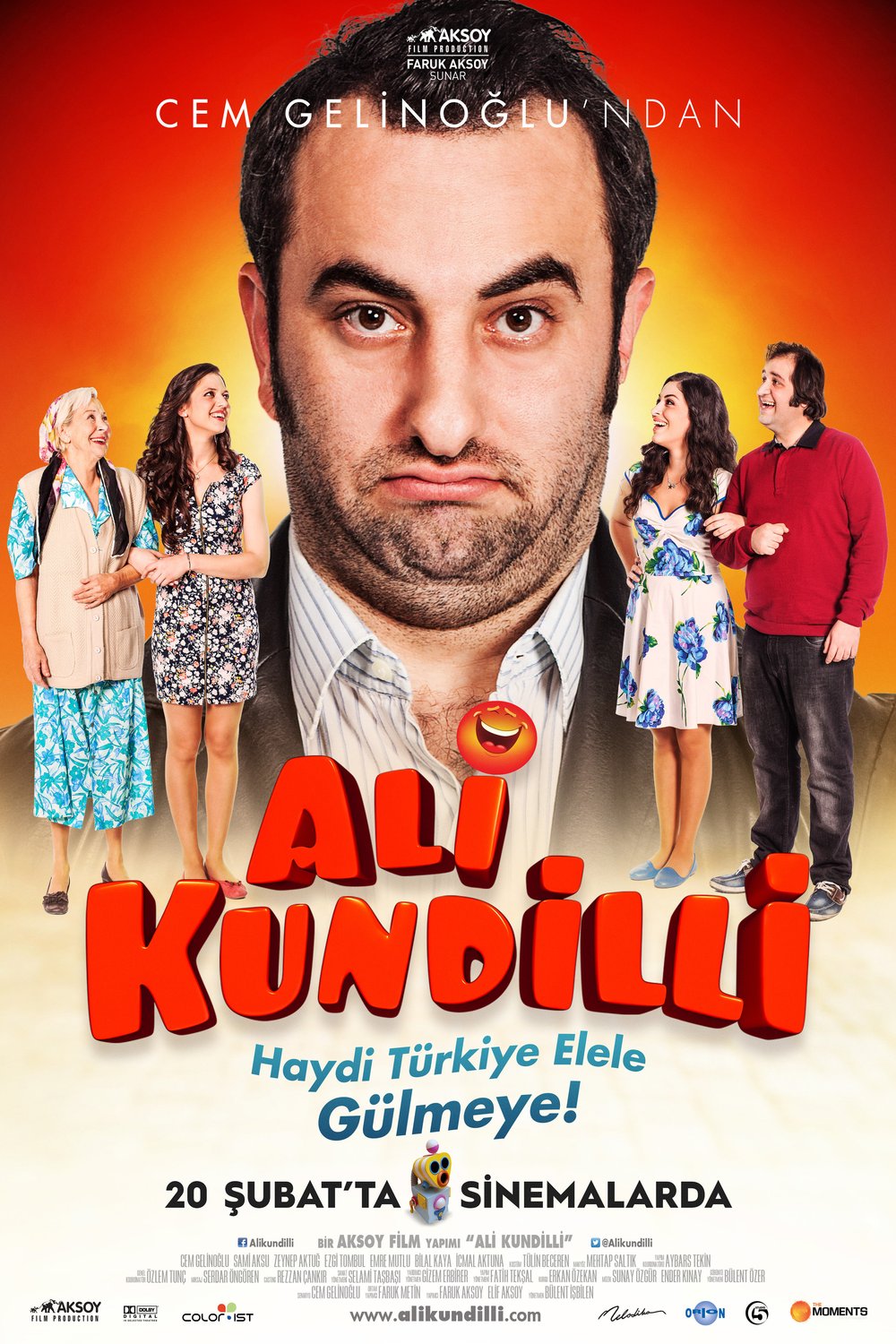 L'affiche originale du film Ali Kundilli en turc