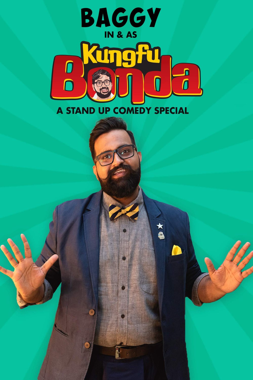 L'affiche du film Baggy in & as KungFu Bonda: A Mostly English Stand Up Comedy Special