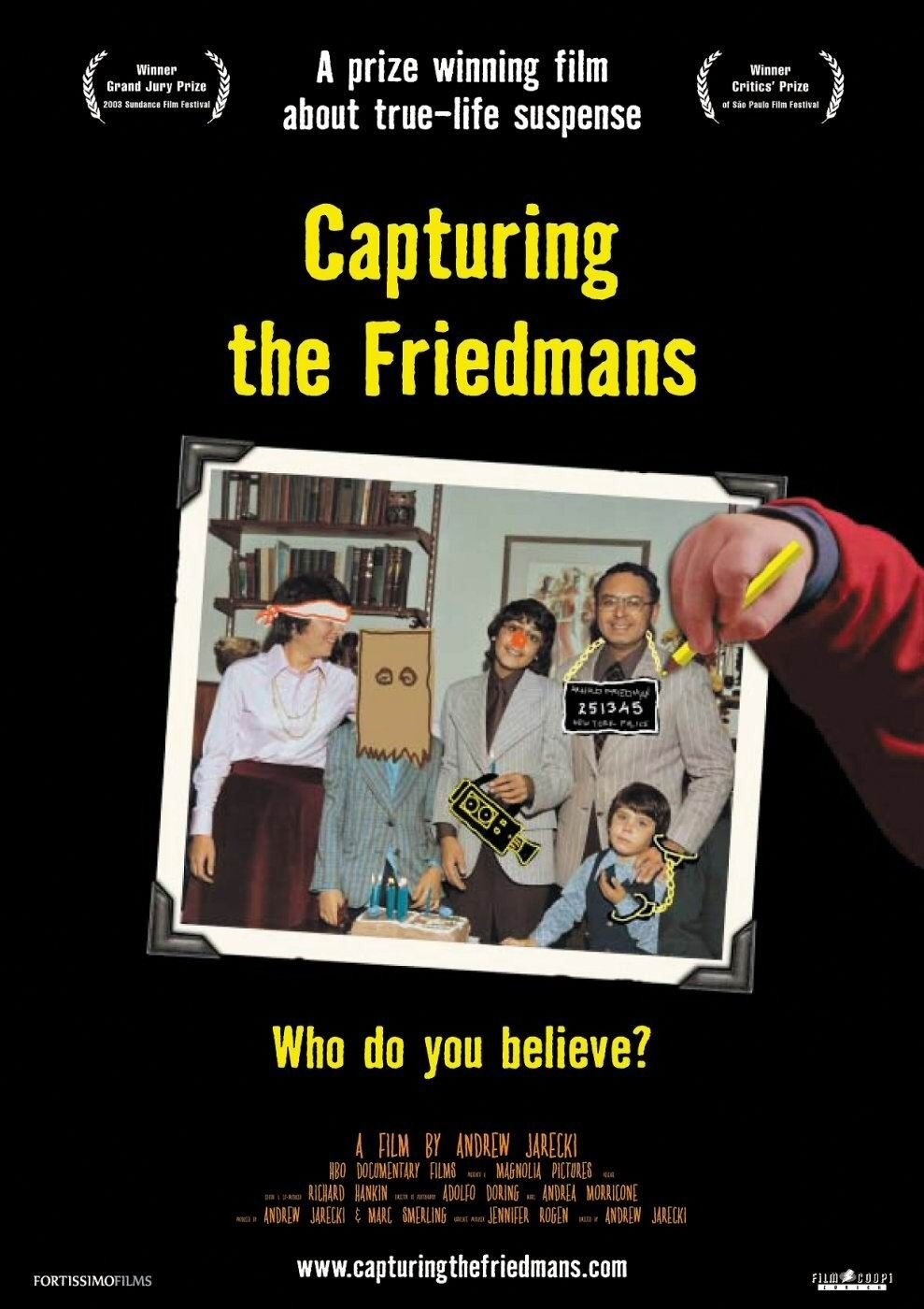 L'affiche du film Capturing the Friedmans