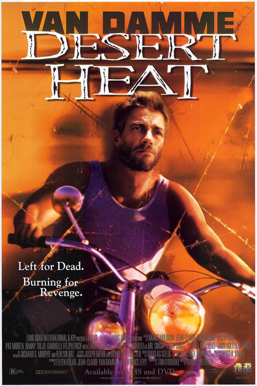 L'affiche originale du film Desert Heat en anglais