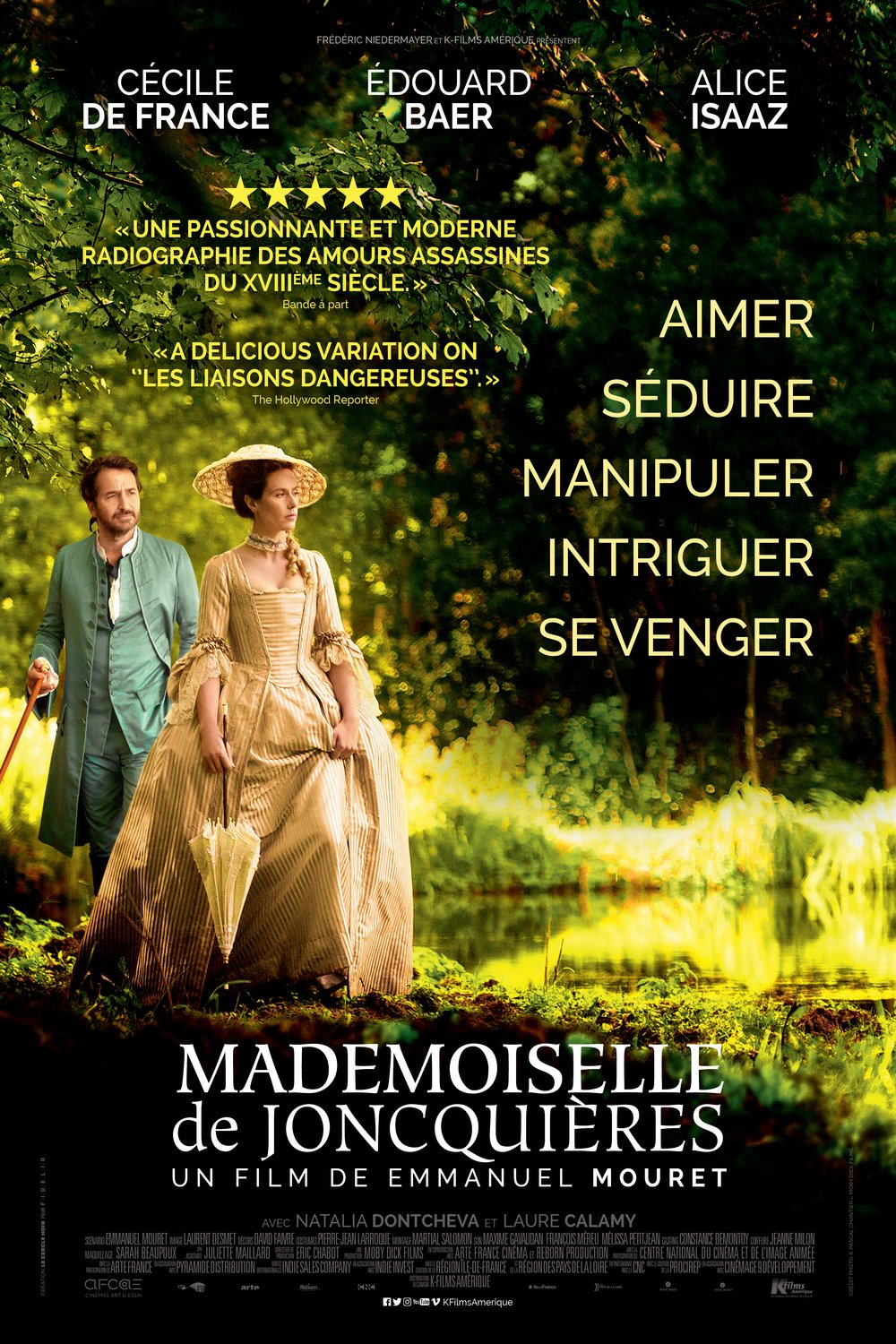 L'affiche du film Mademoiselle de Joncquières