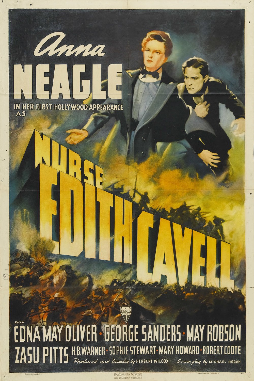 L'affiche du film Nurse Edith Cavell