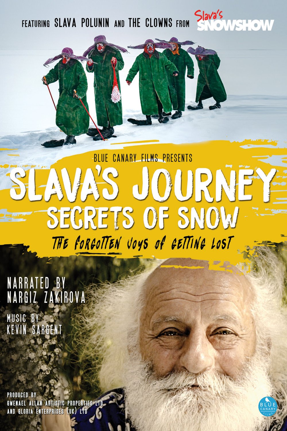 L'affiche du film Slava's Journey: Secrets of Snow