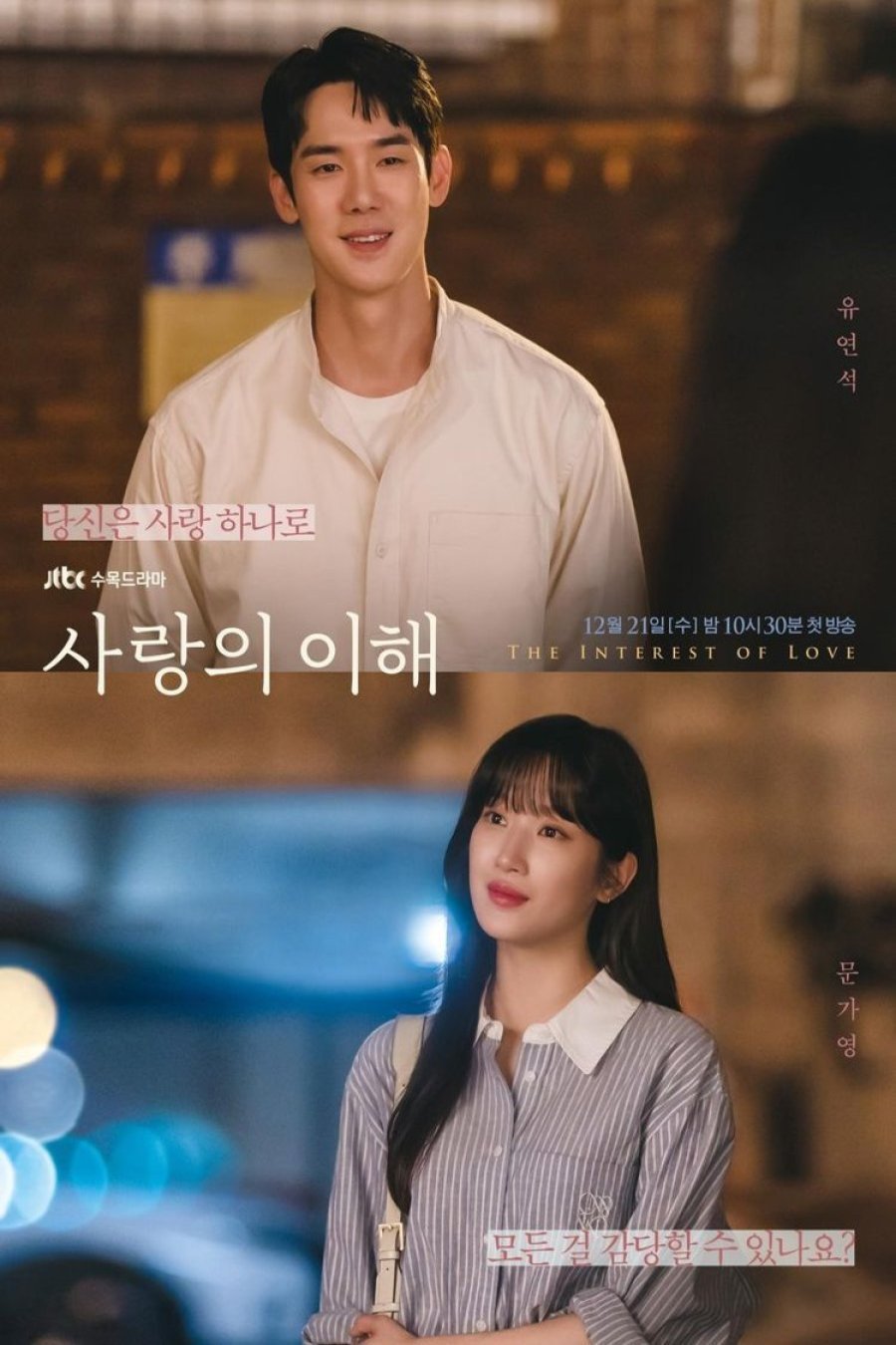 L'affiche originale du film The Interest of Love en coréen