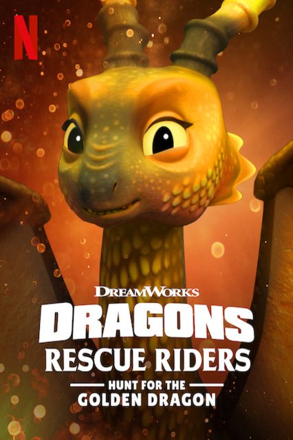 L'affiche du film Dragons: Rescue Riders: Hunt for the Golden Dragon