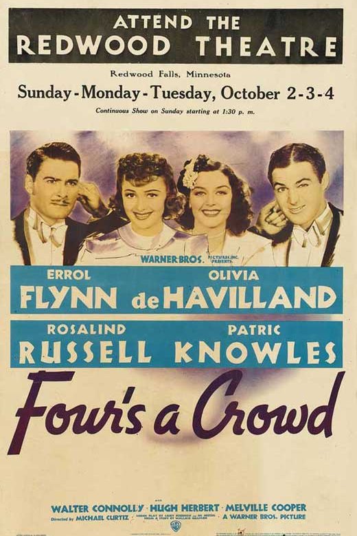 Poster of the movie Four's a Crowd