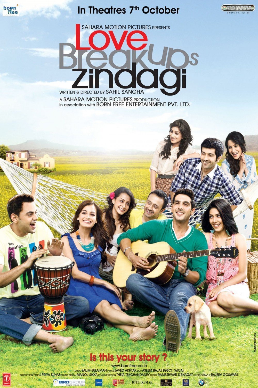 Hindi poster of the movie Love Breakups Zindagi