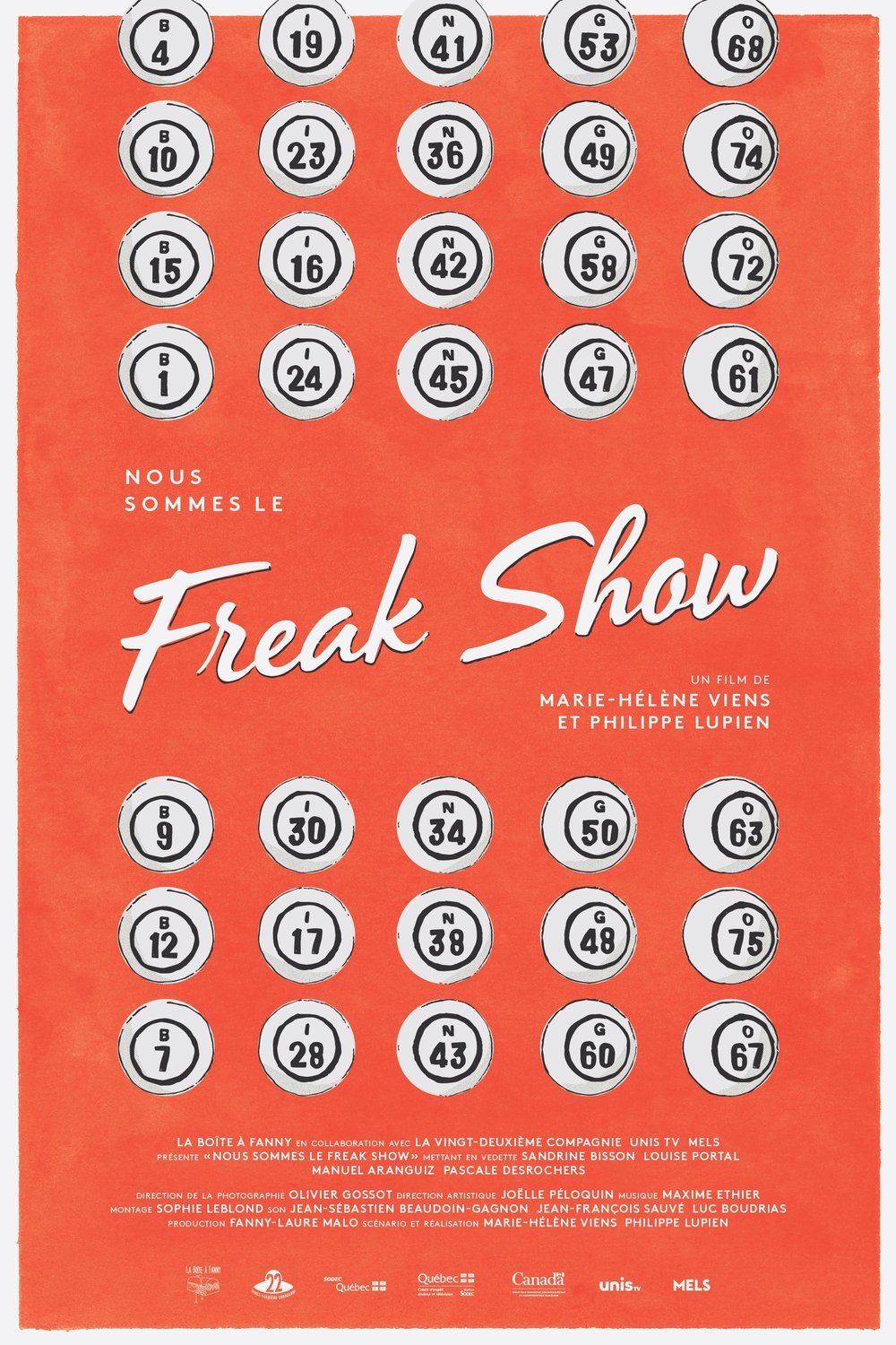 L'affiche du film Nous Sommes le Freak Show