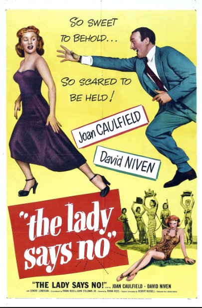 L'affiche du film The Lady Says No